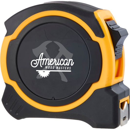 Front View of Black 25 ft. Recycled Tape Measure