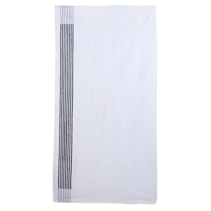 Front View of Black 22" x 44" Caddy Golf Towel