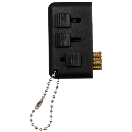 Rear View of Black 3-in-1 Golf Cleaning Multi-Tool