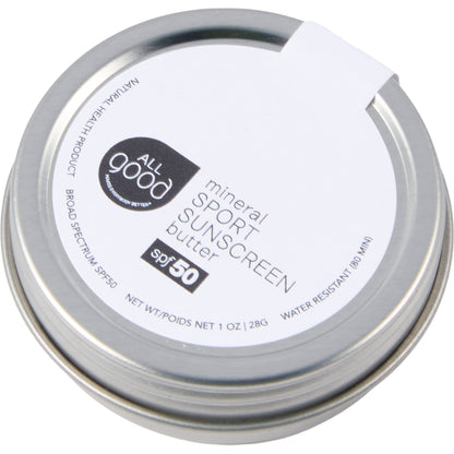 Front View of Clear All Good Sunscreen Butter