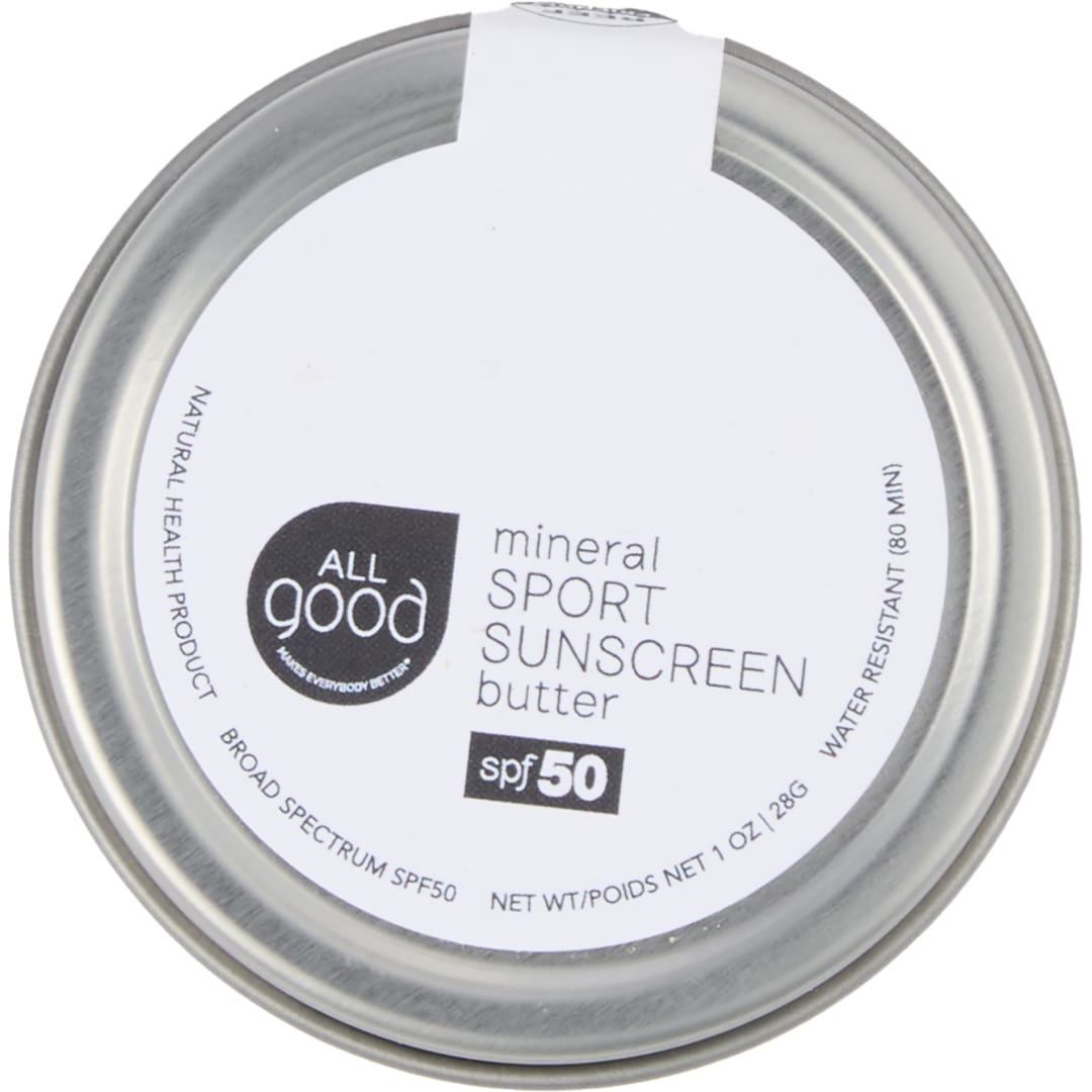 Front View of Clear All Good Sunscreen Butter