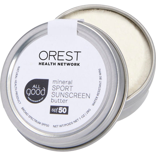 Front View of Clear All Good Sunscreen Butter