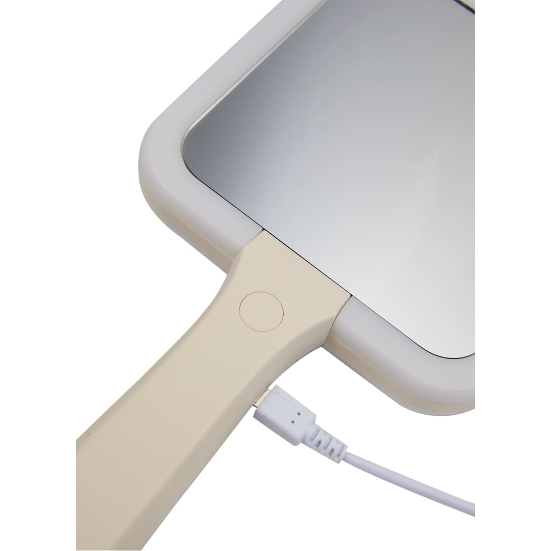 White Wellable™ LED Mirror with Stand