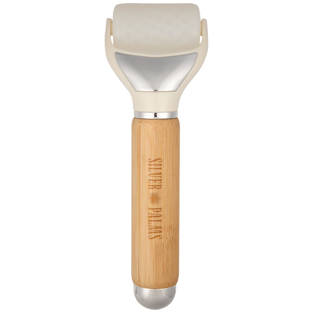 Front View of Natural Wellable™ FSC® Bamboo 3-in-1 Face Body & Roller Se