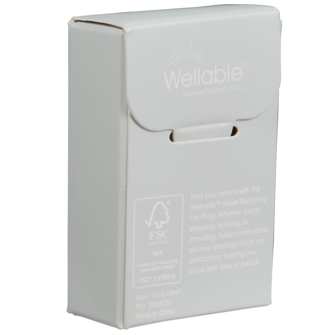 White Wellable™ Noise Reducing Ear Plugs
