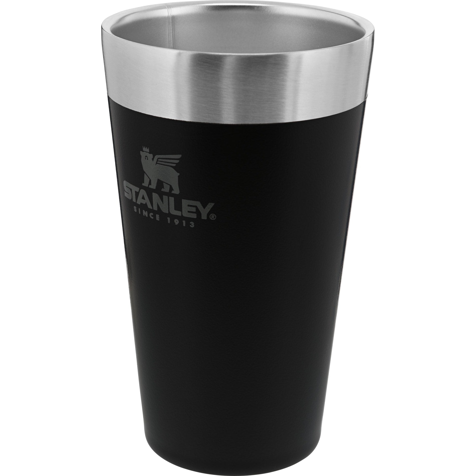 Rear View of Black Stanley Stay-Chill Stacking Pint 16oz
