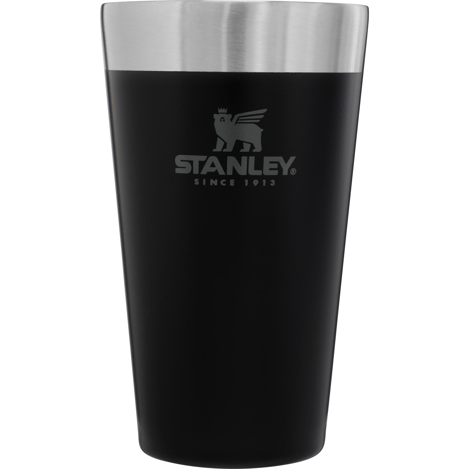 Rear View of Black Stanley Stay-Chill Stacking Pint 16oz
