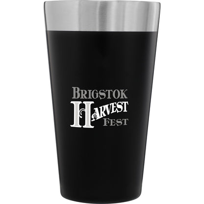 Front View of Black Stanley Stay-Chill Stacking Pint 16oz