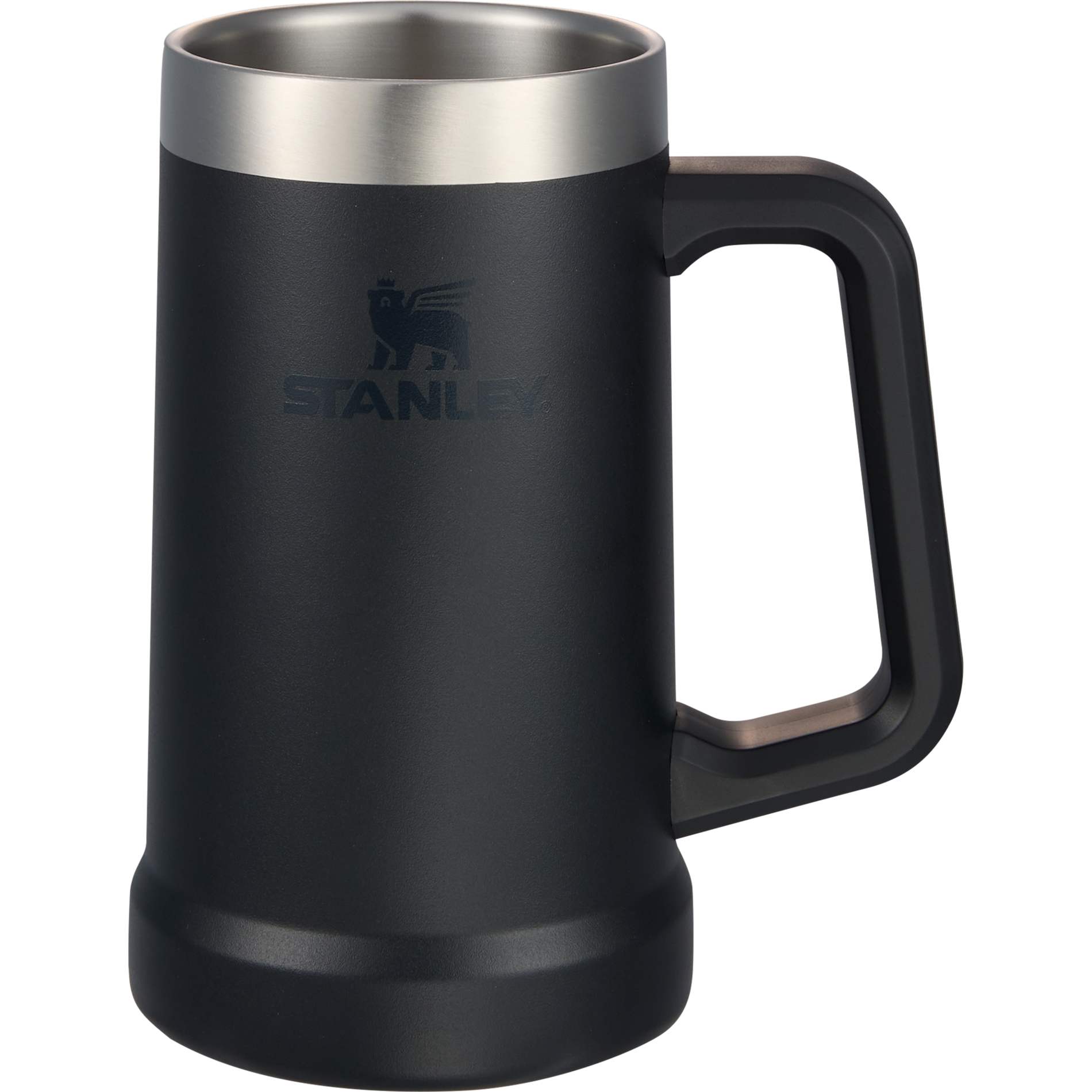 Rear View of Black Stanley Adventure Big Stein 24oz