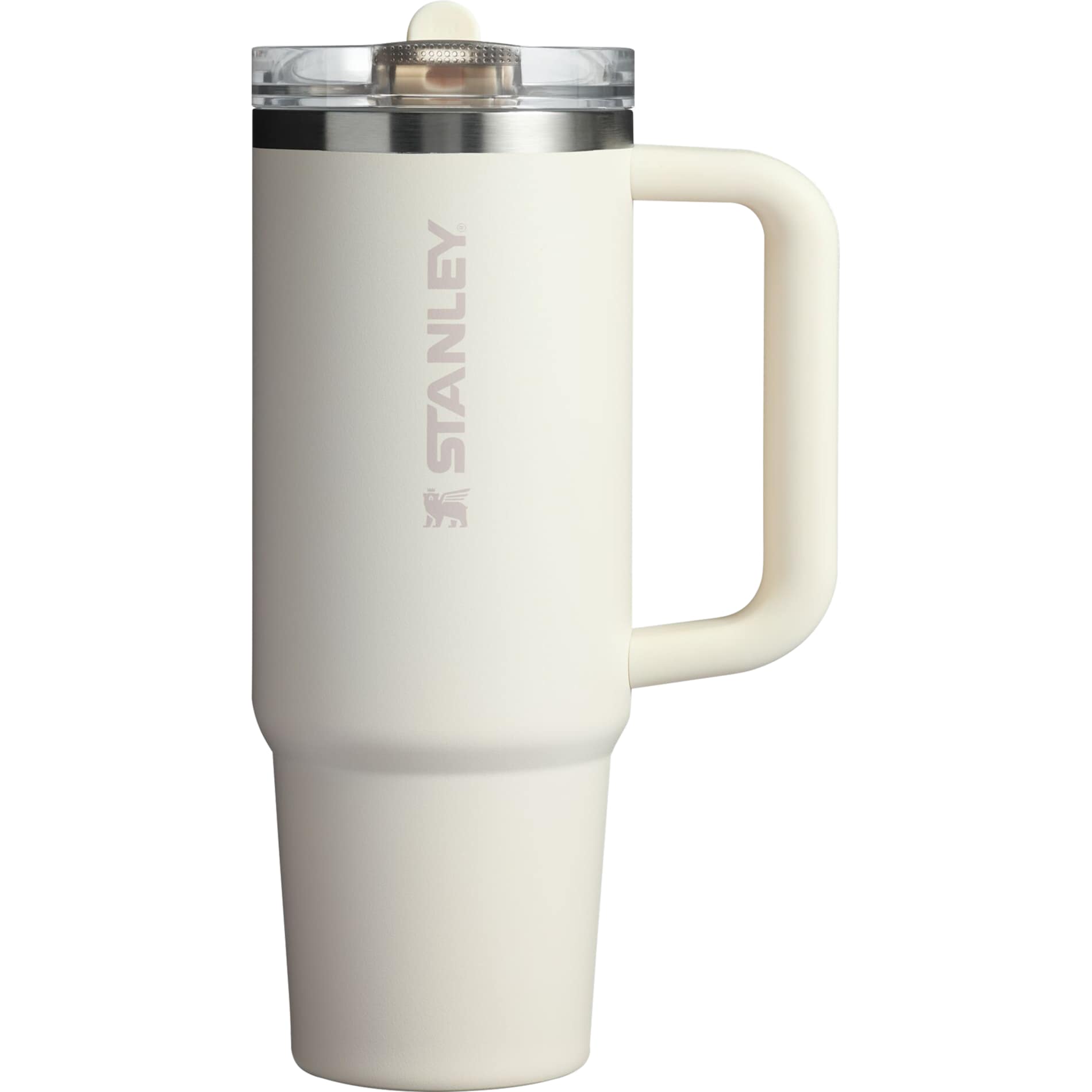 Rear View of White Stanley Quencher ProTour Tumbler 30oz