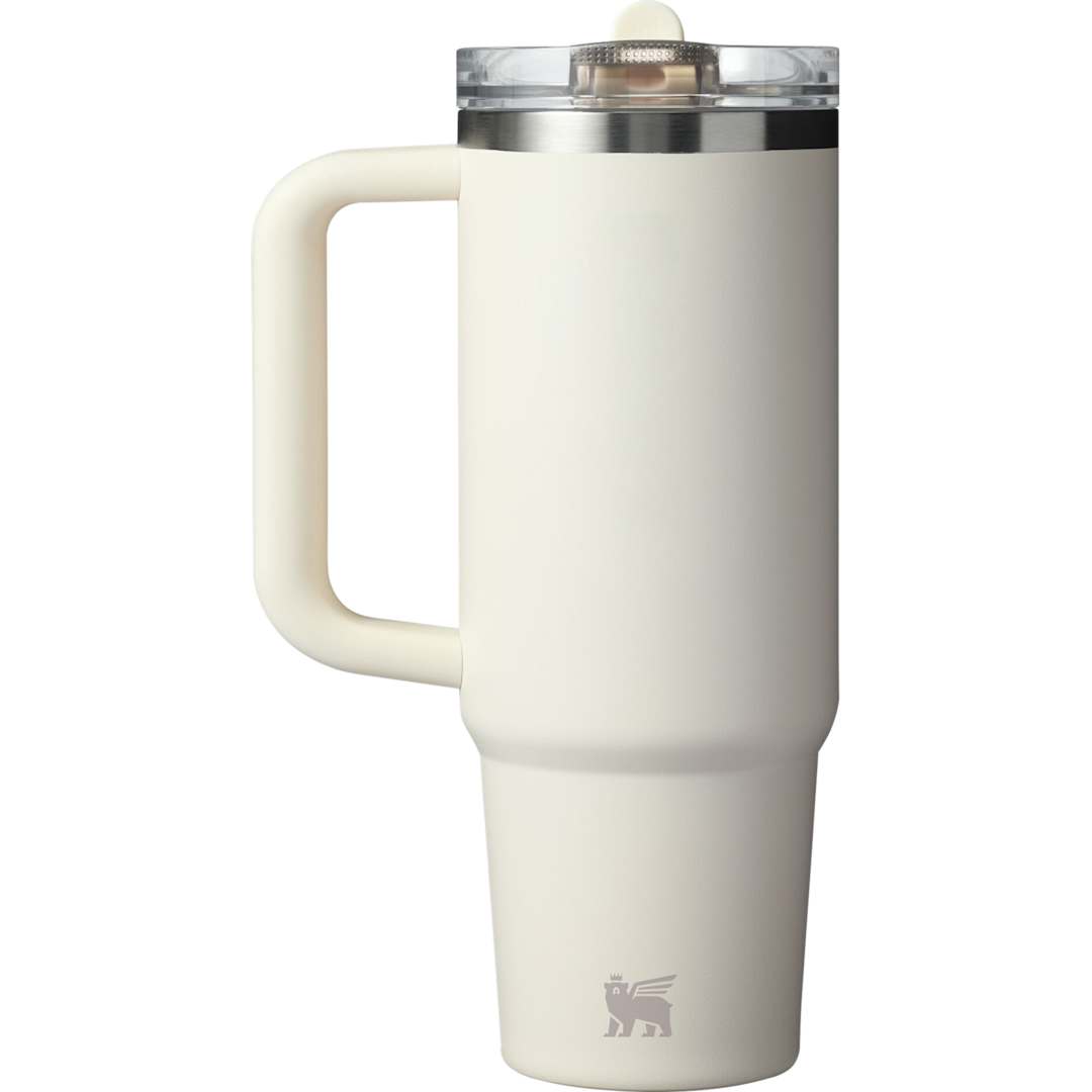 Front View of White Stanley Quencher ProTour Tumbler 30oz