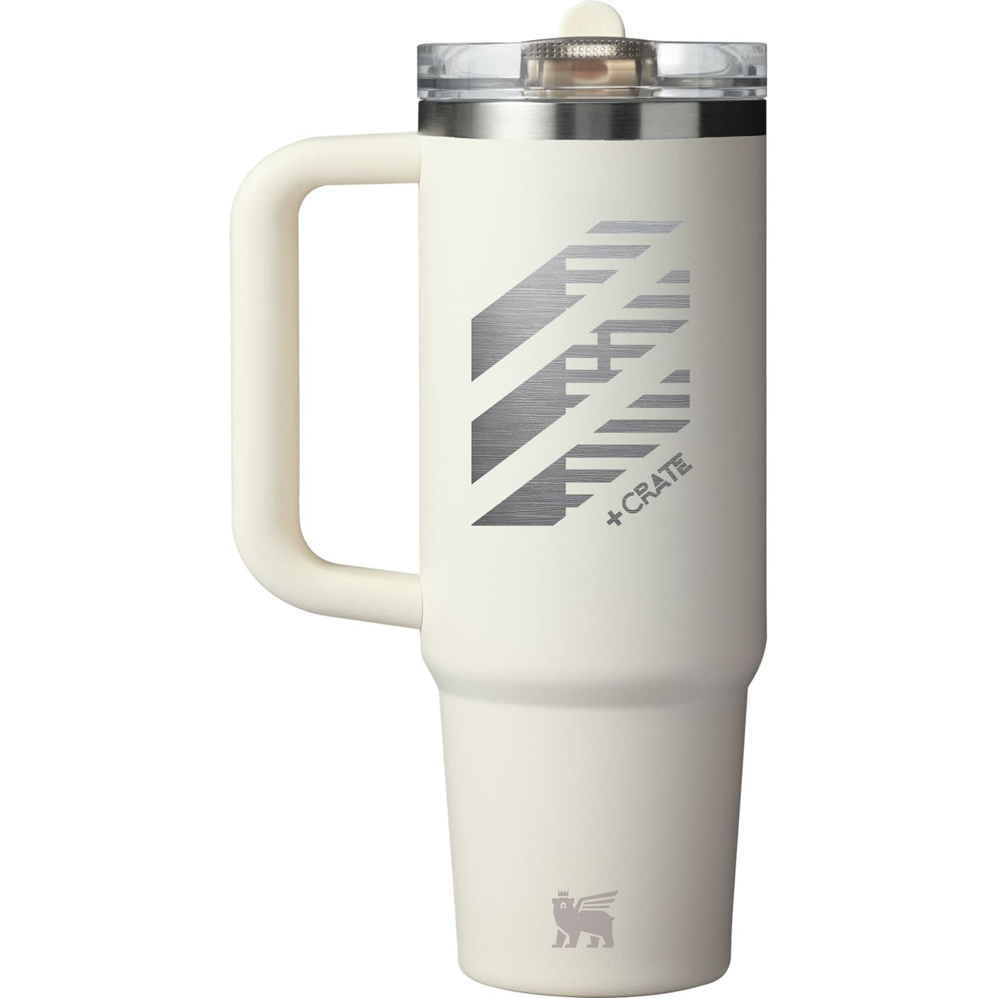 Front View of White Stanley Quencher ProTour Tumbler 30oz