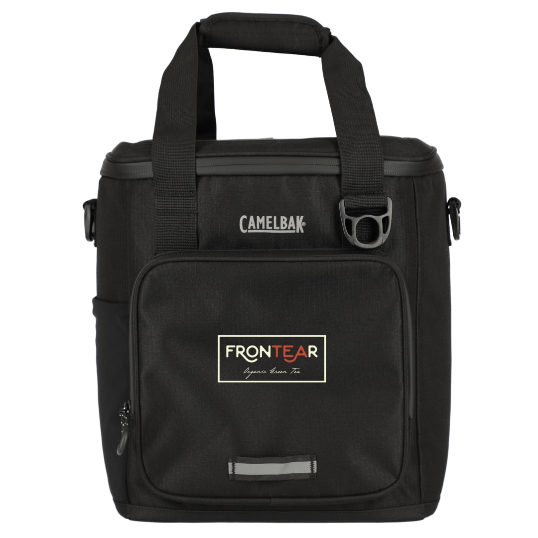 Front View of Black CamelBak Aspen 16 Can RPET Cooler