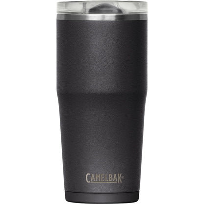 Front View of Black Camelbak Thrive Leakproof Tumbler 20oz