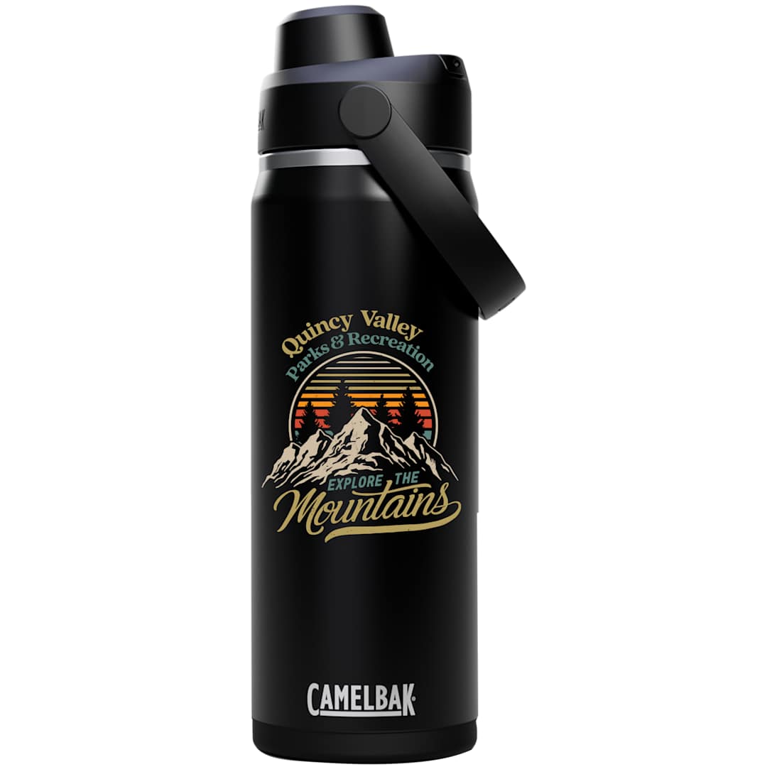 Front View of Black CamelBak Thrive™ Chug VSS 20oz