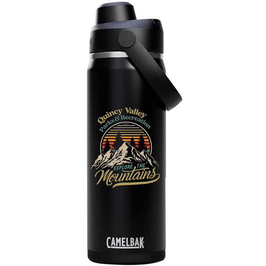 Front View of Black CamelBak Thrive™ Chug VSS 20oz