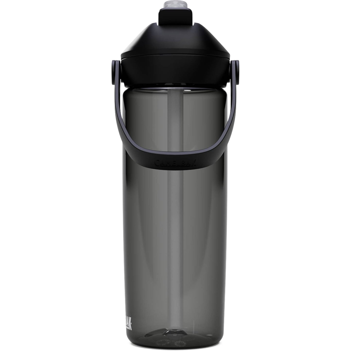 Rear View of Gray CamelBak Thrive Flip Straw 20oz Bottle Tritan Rene