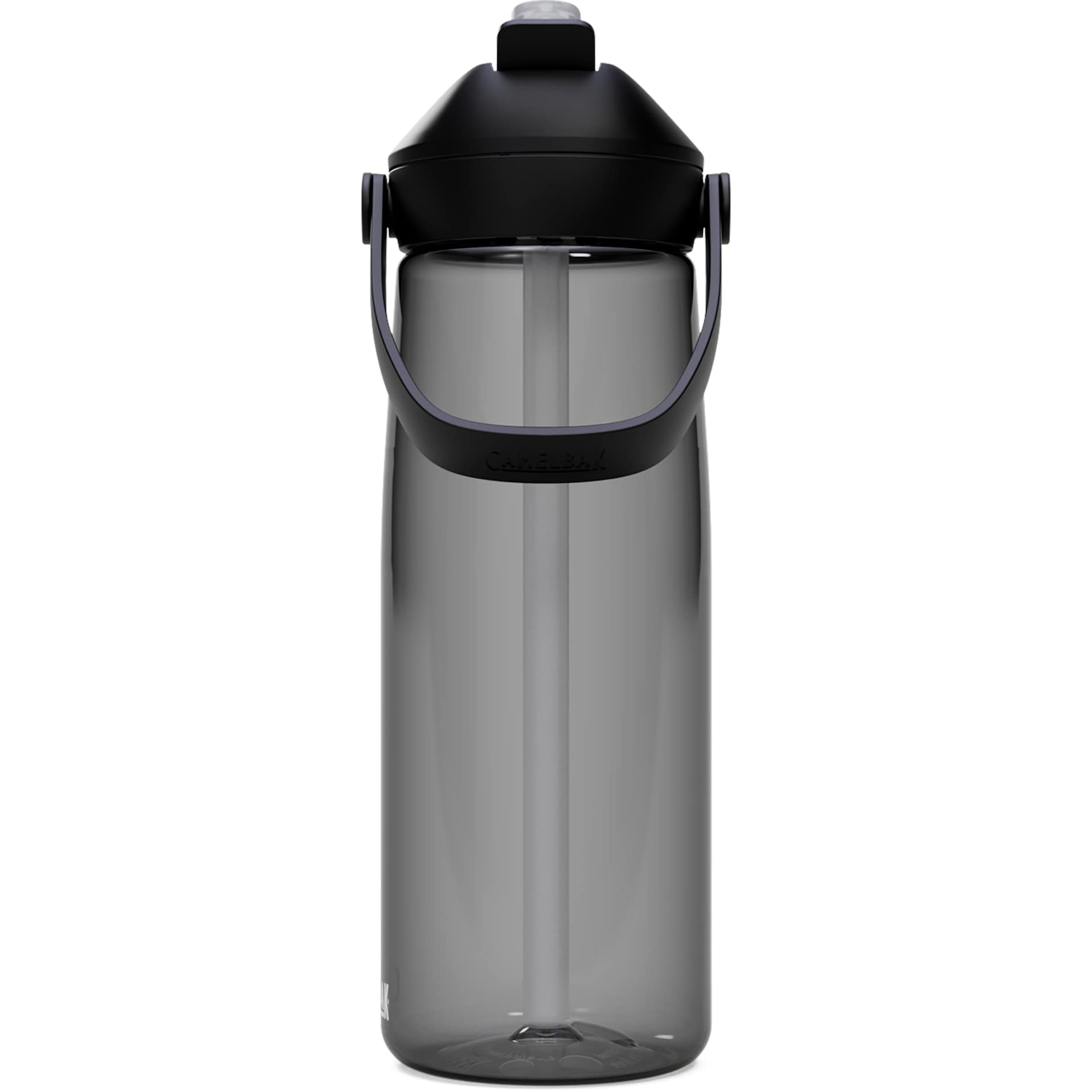 Rear View of Gray CamelBak Thrive Flip Straw 25oz Bottle Tritan Rene