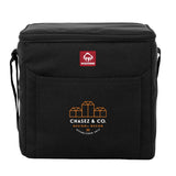 Front View of Black Wolverine 24 Can Lunch Cooler