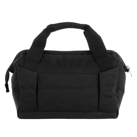 Rear View of Black Wolverine 13 inch 14 pocket Tool Bag