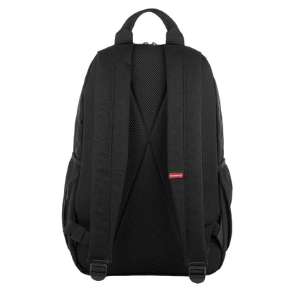 Rear View of Black Wolverine 23L Laptop Backpack