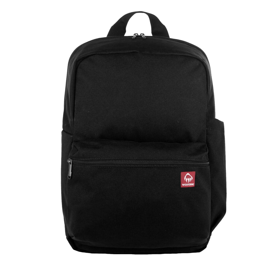 Front View of Black Wolverine 24L Classic Backpack