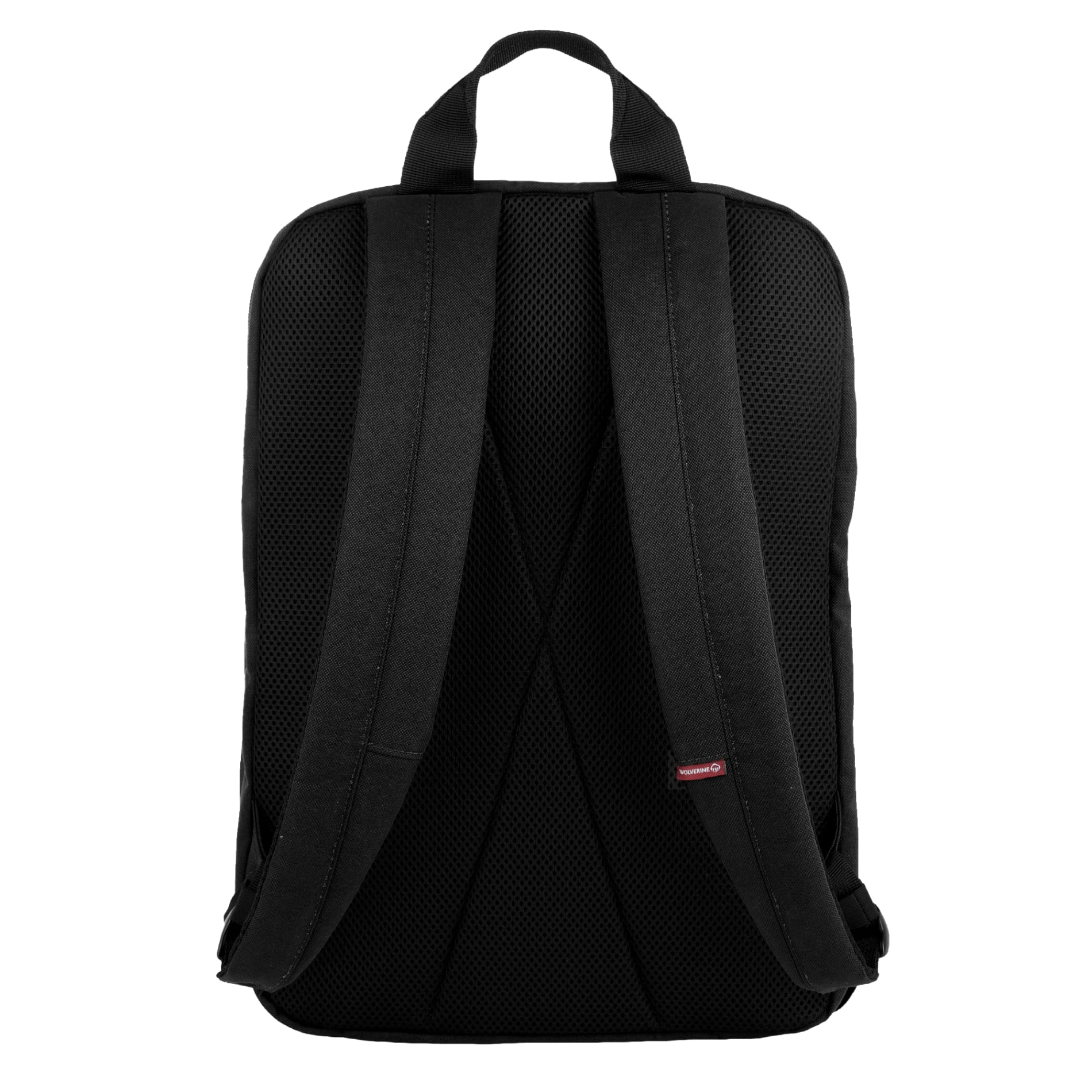 Rear View of Black Wolverine 30L Transit Backpack