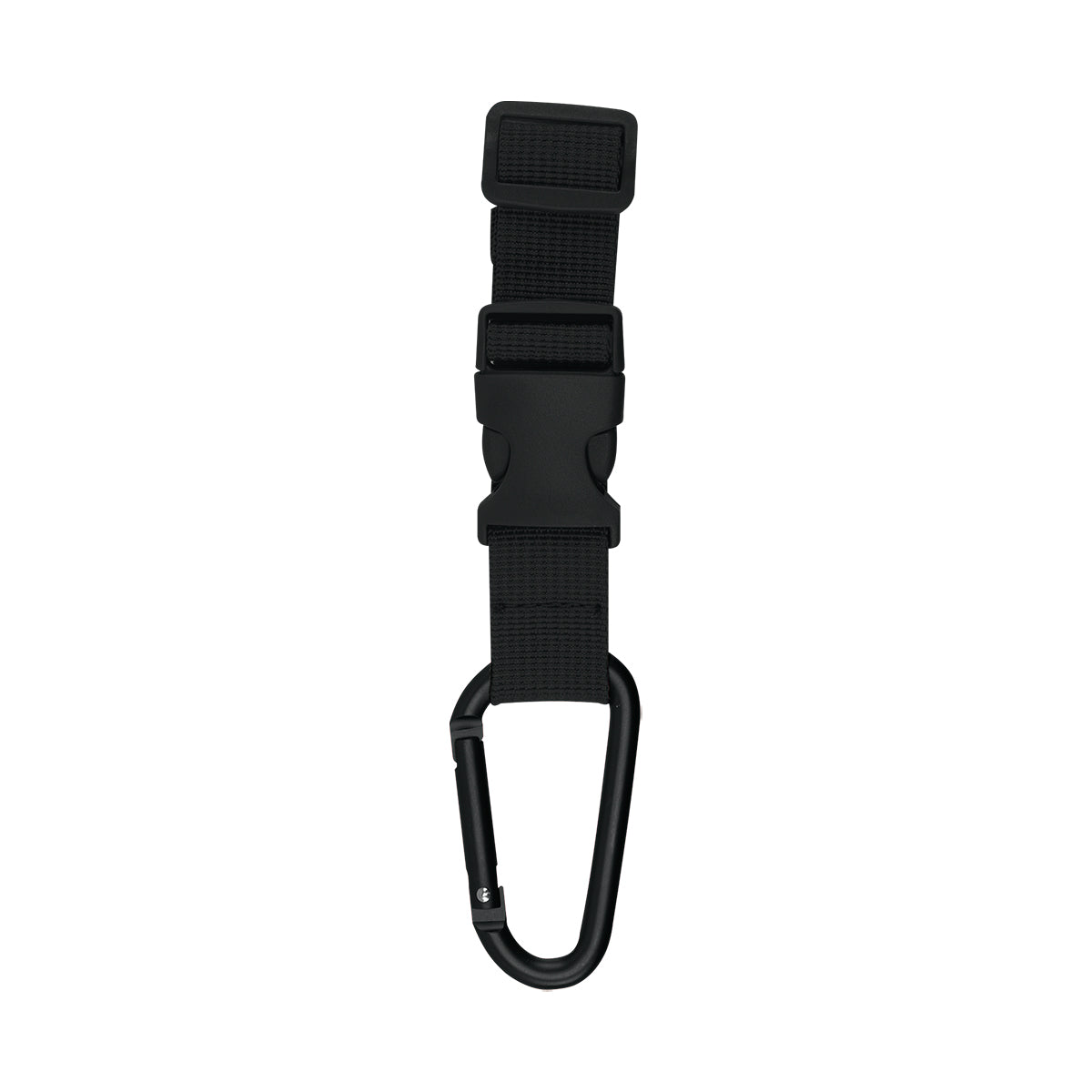 BLACK Adjustable Buckle Strap With Carabiner