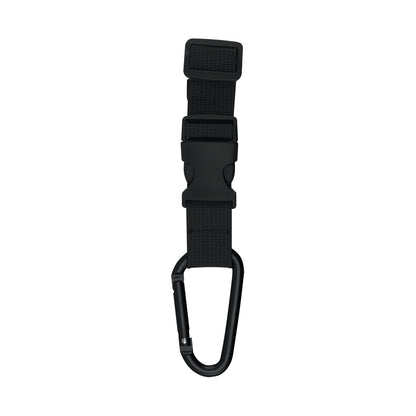 BLACK Adjustable Buckle Strap With Carabiner
