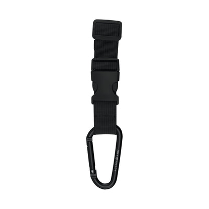 BLACK Adjustable Buckle Strap With Carabiner