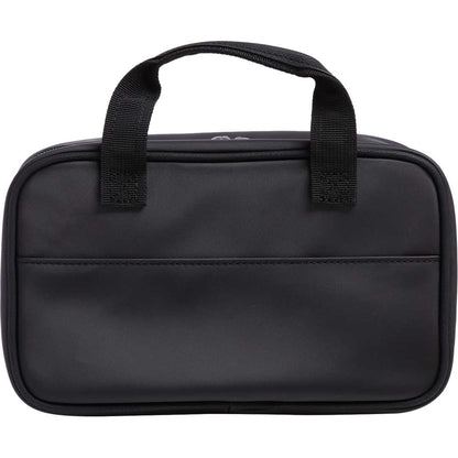 Rear View of Black Stitch Dopp Kit