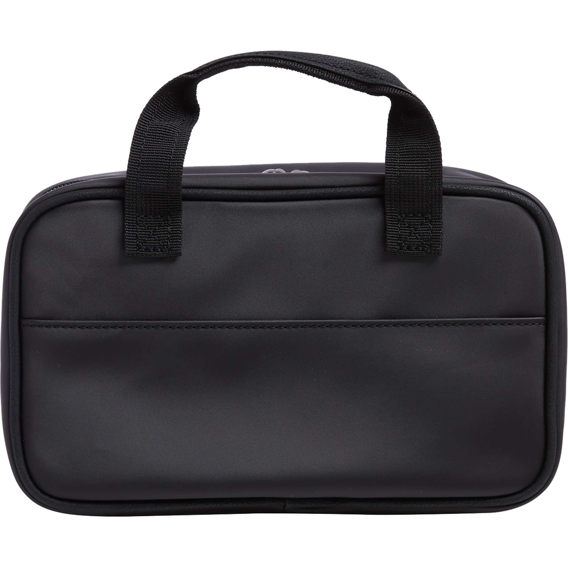 Rear View of Black Stitch Dopp Kit