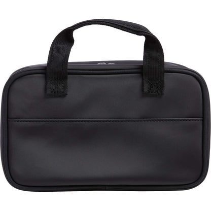 Rear View of Black Stitch Dopp Kit