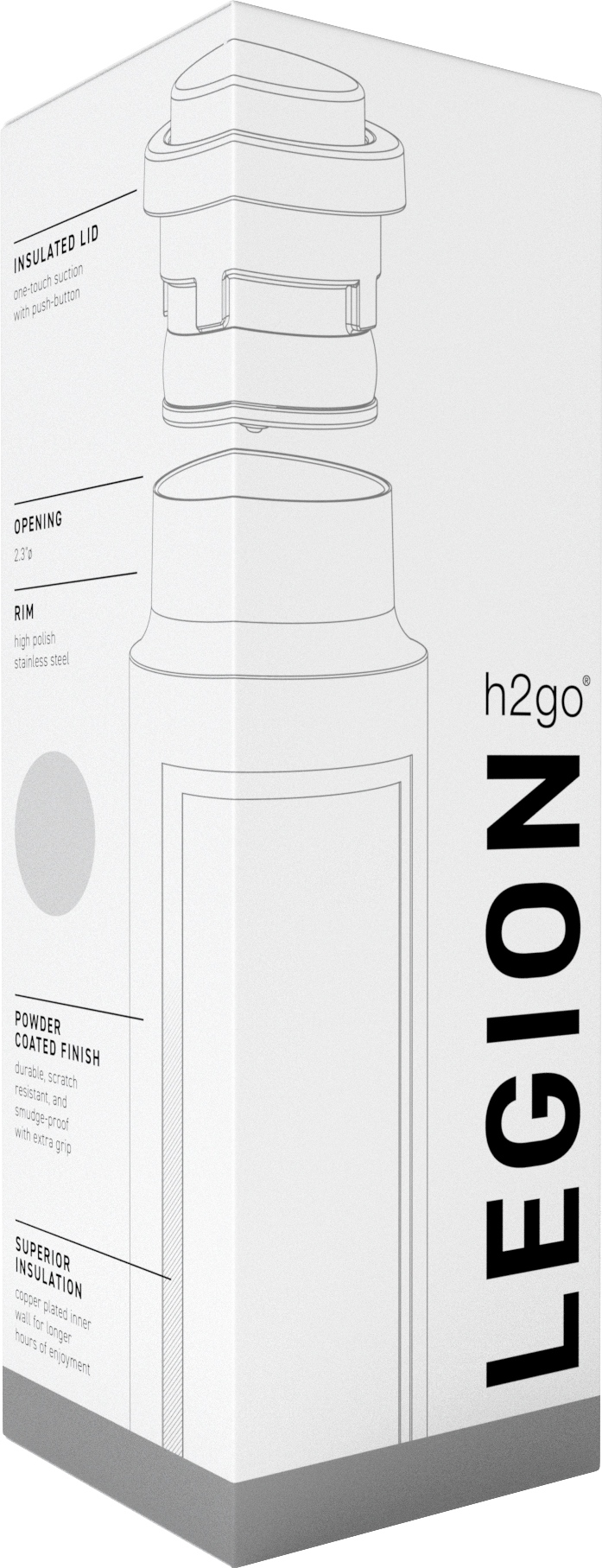 25 oz h2go legion - powder