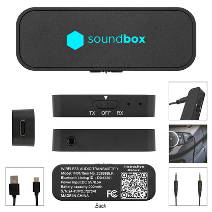Wireless Audio Transmitter & Receiver