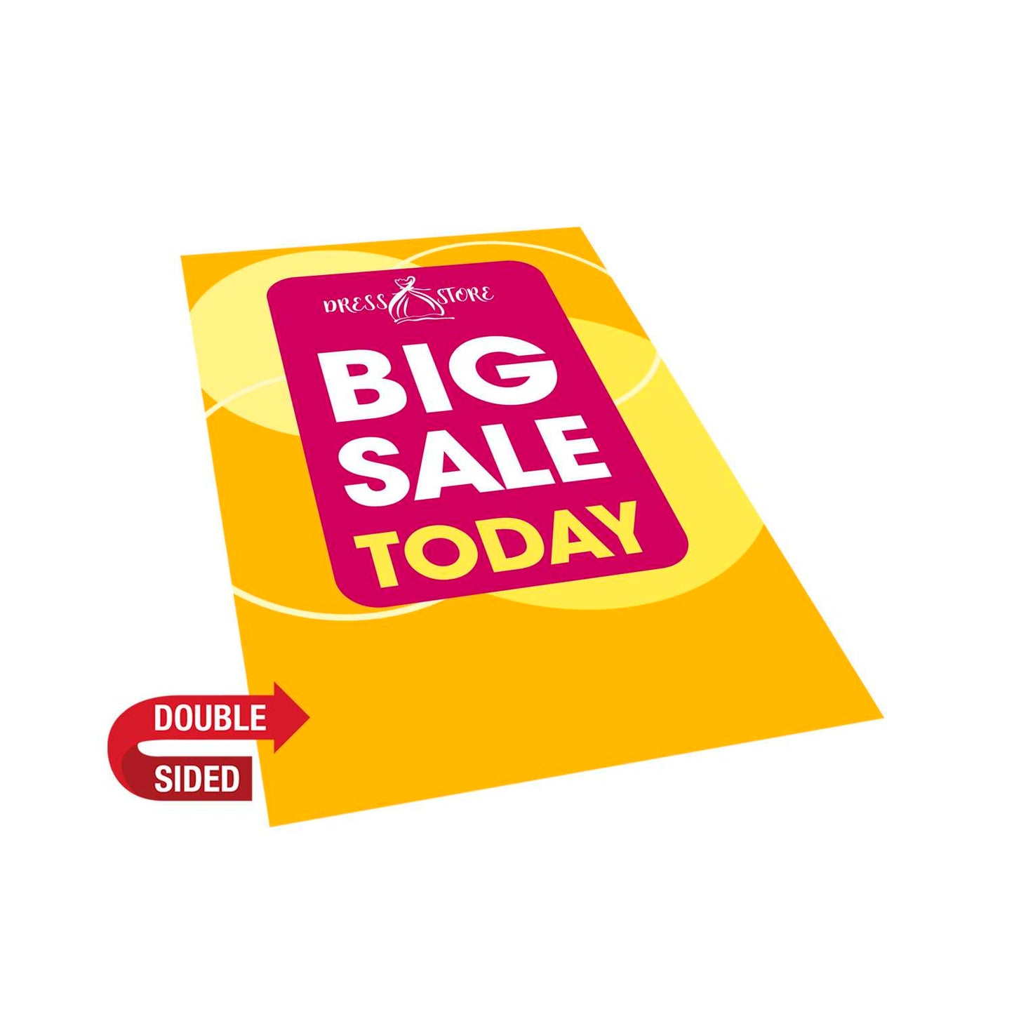 24"W Enviro Board Tabletop Display Signboard (Double-Sided)