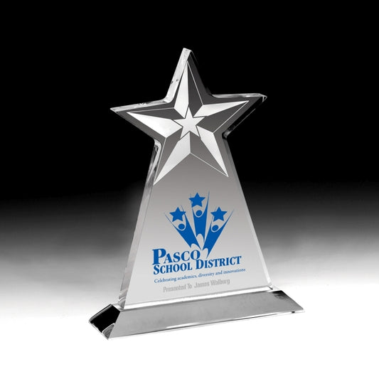 Vertical Star Award - Screen Printed