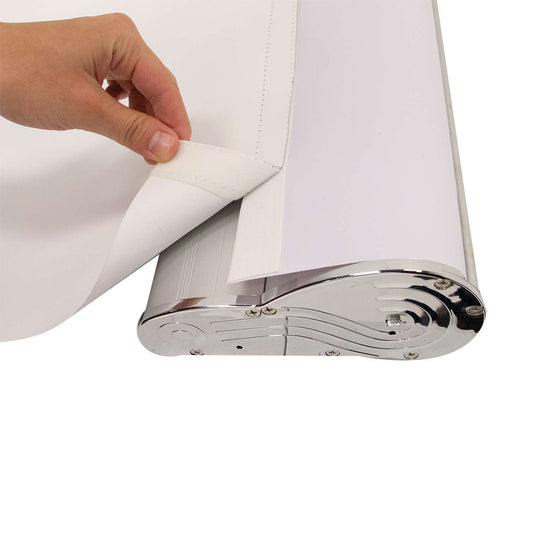 24" Stratus Retractor Replacement Banner (No-Curl Opaque Fabric)