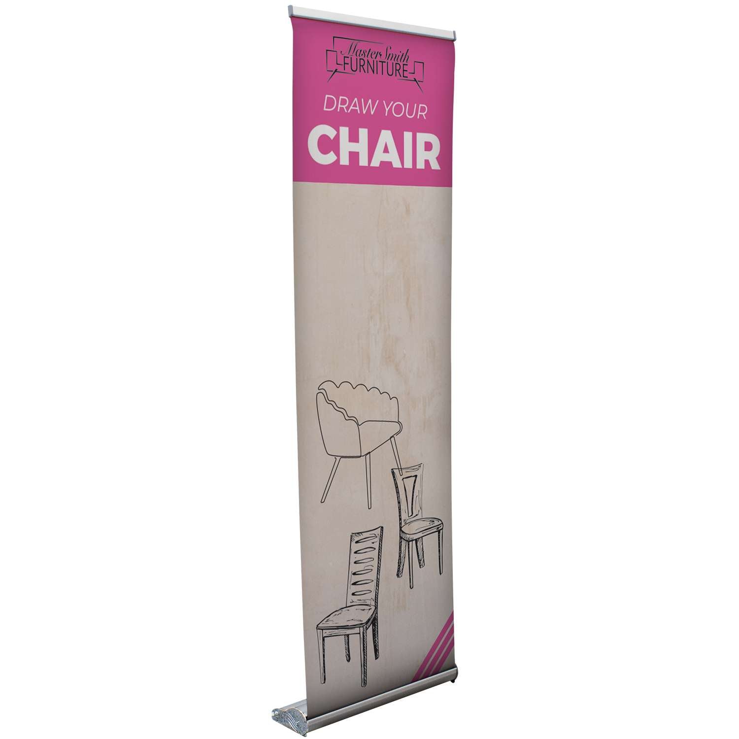 24" Stratus Retractor Kit (Dry-Erase Media)