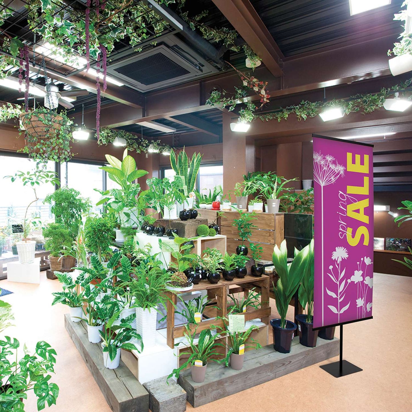 24" Everyday Snap Rail Banner Display Single-Sided Kit