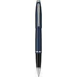 Front View of Blue Cross Calais Matte Midnight Blue Roller Ball