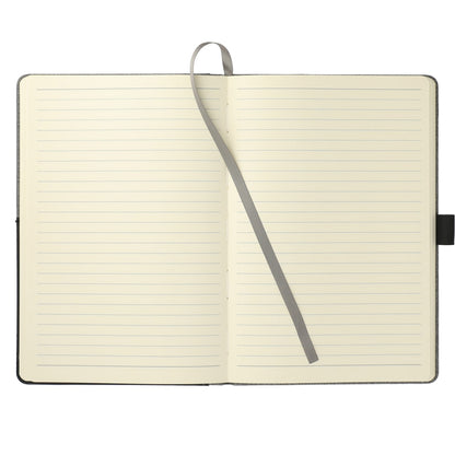 Gray FSC® Mix 5.5" x 8.5" Siena Heathered Bound Journal