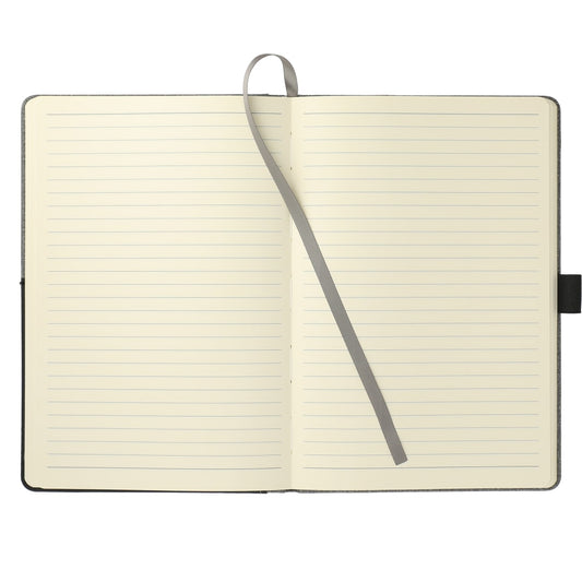 Gray FSC® Mix 5.5" x 8.5" Siena Heathered Bound Journal