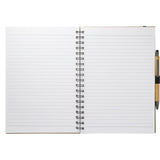 Front View of Natural FSC® Mix 7" x 10" Large Spiral Journal