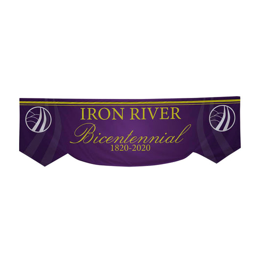 3' x 10' Parade Banner Scallop Bottom