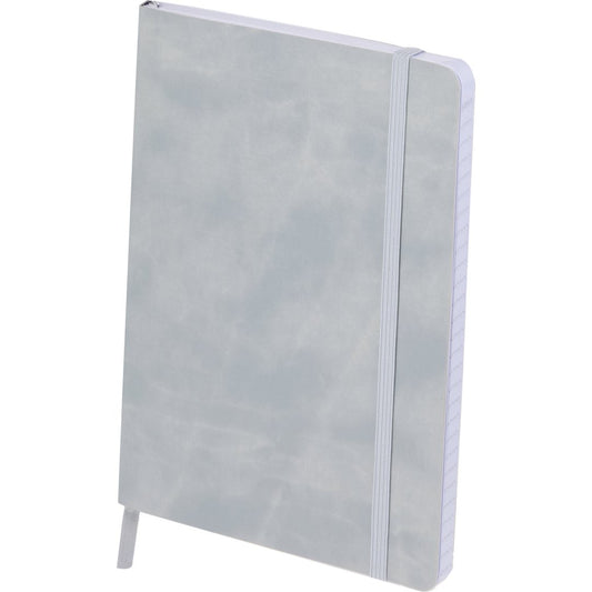 Front View of Black 5” x 7” FSC ® Recycled Morano Soft Bound Journal