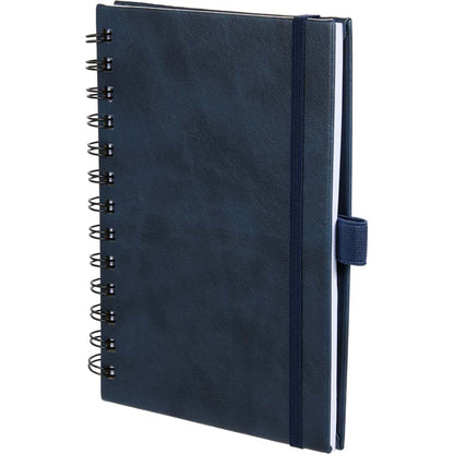 Blue 5” x 7” FSC® Recycled Morano Spiral Journal