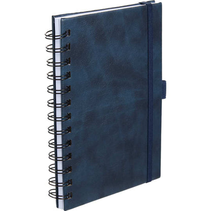 Blue 5” x 7” FSC® Recycled Morano Spiral Journal