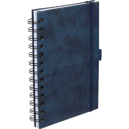 Blue 5” x 7” FSC® Recycled Morano Spiral Journal