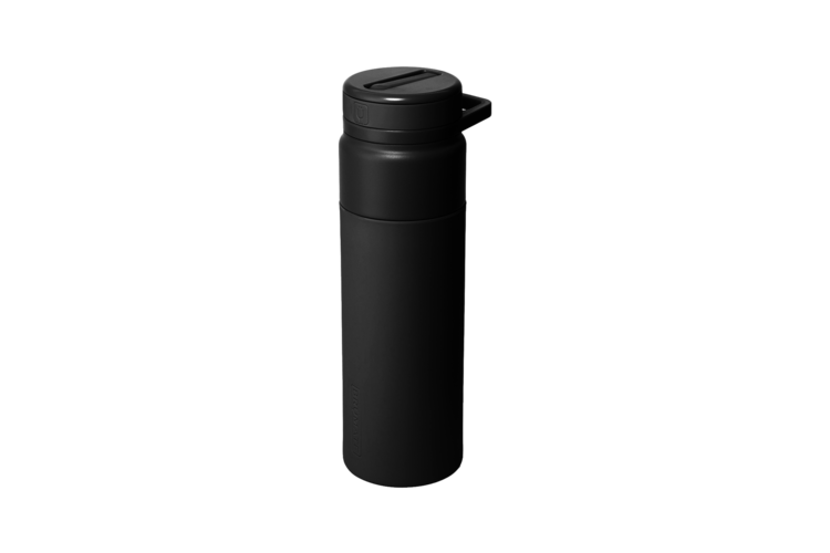 BruMate Rotera 25oz Flip Straw Water Bottle - Matte Black